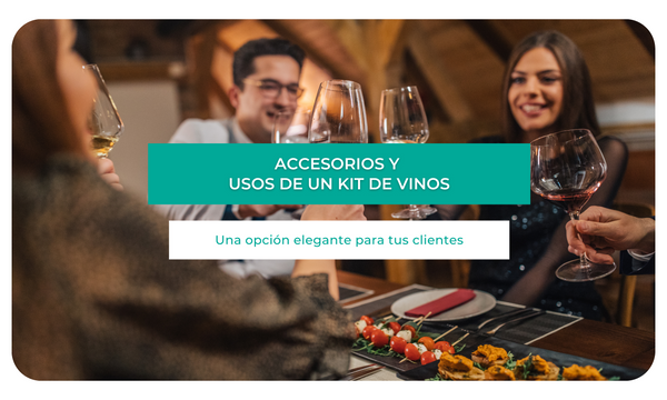 Accesorios y usos de un kit de vinos