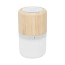 BOCINA DE BAMBœ BLANCO CON L‡MPARA