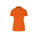 PLAYERA TIPO POLO PIQUÉ CON SILUETA DAMA