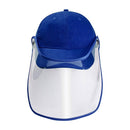 GORRA CON CARETA ANSHAN AZUL REY